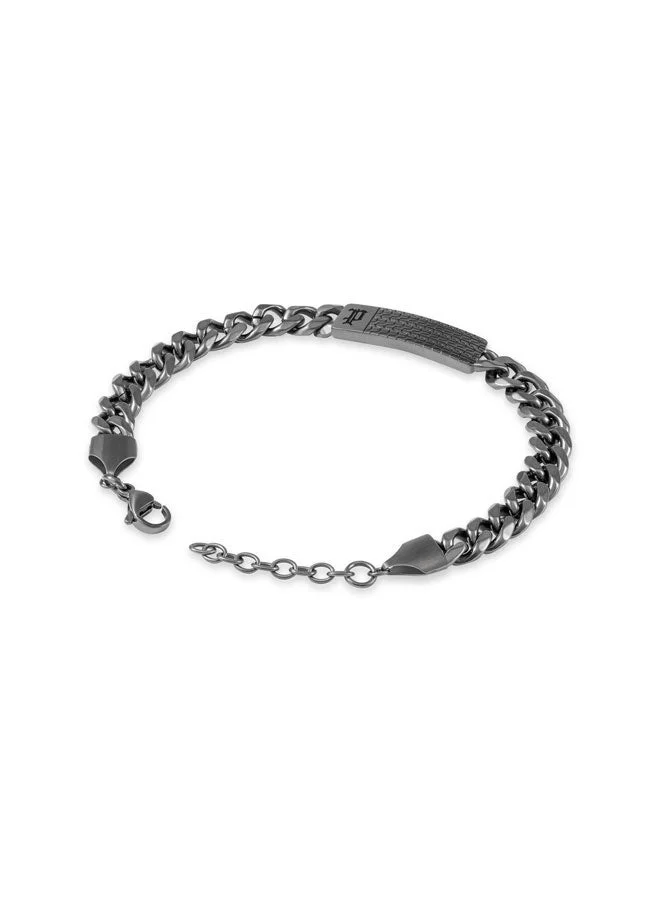 POLICE Chainmale Grey Frame Chain Bracelet for Men 220mm